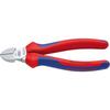 Side-cut. pliers chr.-pl.with multi-component handles 125mm
